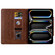 iPad Pro 11 2024 Cat Buckle Leather Smart Tablet Case - Brown