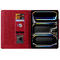 iPad Pro 11 2024 Cat Buckle Leather Smart Tablet Case - Red iPad Pro 11 2024 Cat Buckle Leather Smart Tablet Case - Red