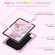 iPad Pro 11 2024 Cat Holder Silicone Hybrid PC Tablet Case with Strap - Cherry Blossom Pink