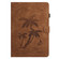 iPad Pro 11 2024 Coconut Tree Embossed Smart Leather Tablet Case - Brown
