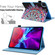 iPad Pro 11 2024 Colored Drawing Leather Smart Tablet Case - National Flower