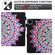 iPad Pro 11 2024 Colored Drawing Leather Smart Tablet Case - National Flower