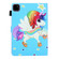 iPad Pro 11 2024 Colored Drawing Leather Smart Tablet Case - Star Unicorn