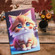 iPad Pro 11 2024 Colored Drawing Stitching Leather Tablet Smart Case - Corgi