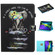 iPad Pro 11 2024 Coloured Drawing Stitching Smart Leather Tablet Case - Glasses Elephant