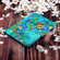 iPad Pro 11 2024 Coloured Drawing Stitching Smart Leather Tablet Case - Green Butterfly
