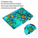 iPad Pro 11 2024 Coloured Drawing Stitching Smart Leather Tablet Case - Green Butterfly