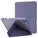 iPad Pro 11 2024 Deformation Transparent Acrylic Leather Tablet Case - Lavender Grey