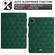 iPad Pro 11 2024 Diamond Texture Embossed Leather Smart Tablet Case - Green