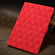 iPad Pro 11 2024 Diamond Texture Embossed Leather Smart Tablet Case - Red