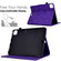 iPad Pro 11 2024 Fortune Tree Embossed Leather Smart Tablet Case - Purple