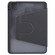 iPad Pro 11 2024 GEBEI Acrylic TPU 3-folding Rotating Smart Tablet Leather Case withh Pen Slot - Black