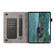 iPad Pro 11 2024 Litchi Texture Leather Sucker Tablet Case - Black