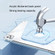 iPad Pro 11 2024 Magnetic Split Leather Smart Tablet Case - White