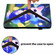 iPad Pro 11 2024 Painted Elastic Band Smart Leather Tablet Case - Cute Rabbit