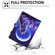 iPad Pro 11 2024 Painted Stitching Smart Leather Tablet Case - Night Wolf