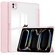 iPad Pro 11 2024 Pure Color 3-fold Clear TPU Smart Leather Tablet Case - Pink