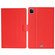 iPad Pro 11 2024 Pure Color Smart Leather Tablet Case - Red