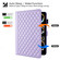 iPad Pro 11 2024 Rhombus Lattice Leather Smart Tablet Case - Purple iPad Pro 11 2024 Rhombus Lattice Leather Smart Tablet Case - Purple
