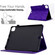 iPad Pro 11 2024 Rhombus TPU Smart Leather Tablet Case - Purple