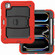 iPad Pro 11 2024 Silicone Hydric PC Tablet Case with Shoulder Strap & Holder - Red
