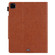 iPad Pro 11 2024 Solid Color Metal Buckle Leather Smart Tablet Case - Brown