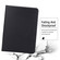 iPad Pro 11 2024 Stretch Voltage Plain Leather Smart Tablet Case - Black