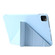 iPad Pro 11 2024 TPU Deformation Flip Leather Tablet Case with Holder - Sky Blue