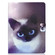 iPad Pro 11 2024 Voltage Colored Drawing Smart Leather Tablet Case - Blue Eyed Cat