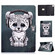 iPad Pro 11 2024 Voltage Colored Drawing Smart Leather Tablet Case - Music Leopard