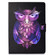 iPad Pro 11 2024 Voltage Colored Drawing Smart Leather Tablet Case - Owl