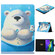 iPad Pro 11 2024 Voltage Coloured Drawing Smart Leather Tablet Case - Polar Bear