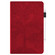 iPad Pro 13 2024 Tree Life Series Embossed Smart Leather Tablet Case - Red