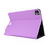 iPad Pro 13 2024 Stretch Voltage Plain Leather Smart Tablet Case - Purple