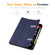 iPad Pro 13 2024 ENKAY Tri-fold Custer Texture TPU Leather Smart Tablet Case with Pen Slot - Grey
