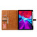 iPad Pro 13 2024 Calf Texture Double Fold Clasp Horizontal Flip Leather Smart Tablet Case - Brown