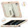iPad Pro 13 2024 Silicone Hydric PC Tablet Case with Shoulder Strap & Holder - Beige Rose Gold