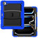 iPad Pro 13 2024 Silicone Hydric PC Tablet Case with Shoulder Strap & Holder - Blue