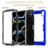 iPad Pro 13 2024 Silicone Hydric PC Tablet Case with Shoulder Strap & Holder - Blue