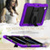 iPad Pro 13 2024 Silicone Hydric PC Tablet Case with Shoulder Strap & Holder - Purple