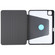 iPad Pro 13 2024 GEBEI Acrylic TPU 3-folding Rotating Smart Tablet Leather Case withh Pen Slot - Black