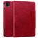 iPad Pro 13 2024 Cat Buckle Leather Smart Tablet Case - Red