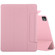 iPad Pro 13 2024 Double-sided Clip Fixed Buckle Magnetic PU Leather Smart Tablet Case - Light Pink