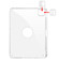 iPad Pro 13 2024 Clear Acrylic 360 Rotation Detachable Leather Tablet Case - Light Green