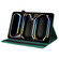 iPad Pro 13 2024 Splicing Shockproof Leather Tablet Case - Green