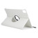 iPad Pro 13 2024 360 Degree Rotation Litchi Texture Leather Tablet Case with Holder - White