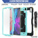 iPad Pro 13 2024 Silicone + PC Tablet Protective Case - Light Blue+Black