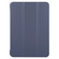 iPad Pro 13 2024 GEBEI 3-folding Holder Shockproof Flip Leather Tablet Case - Dark Blue