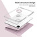iPad Pro 13 2024 360 Rotation Detachable Clear Acrylic Leather Tablet Case - Pink iPad Pro 13 2024 360 Rotation Detachable Clear Acrylic Leather Tablet Case - Pink