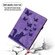 iPad Pro 13 2024 Butterfly Cat Embossing Leather Tablet Case - Purple